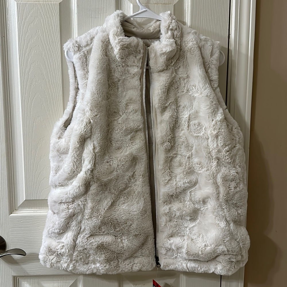 Ivory Reversible vest